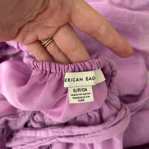 American Eagle Outfitters Lilac Halter Tie Dress - Picture 7 of 7